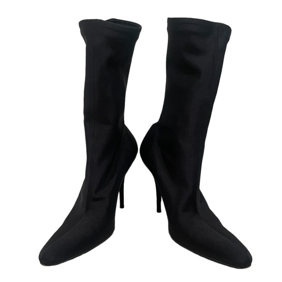 Balenciaga Authentic Knife Crepe Jersey Boots - Picture 6 of 15